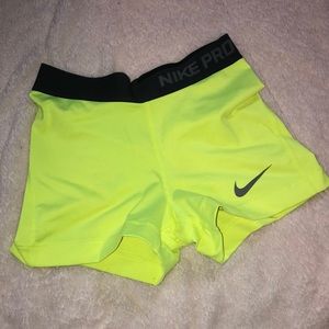 Nike pro compression/cheer shorts